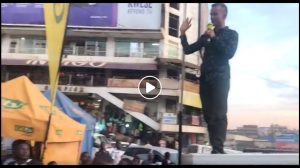 Street Preaching downtown Kampala, Uganda