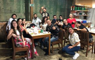 Brazilian dinner with friends