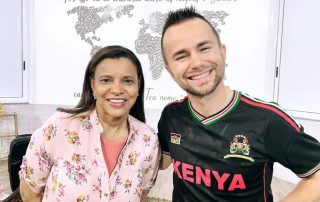 Joshua Lindquist with Ezenete Rodrigues